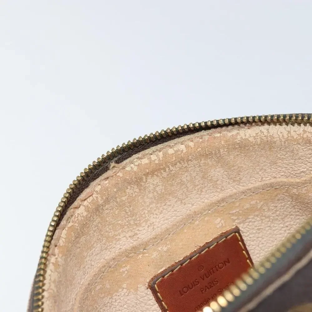 Louis Vuitton Monogram Pochette Cosmetic PM Pouch Brown
